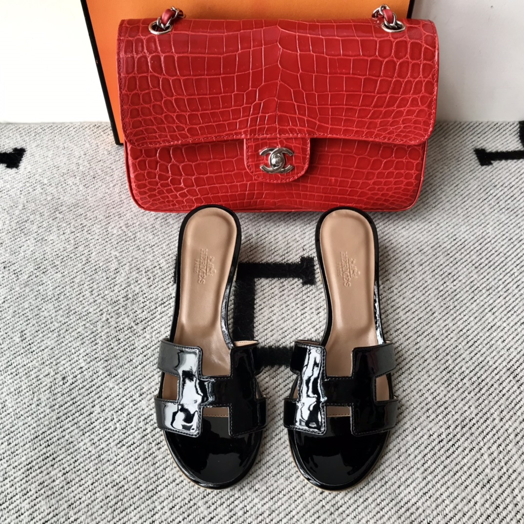 에르메스 올수공 오아시스 슬리퍼 샌들 페이던트 18